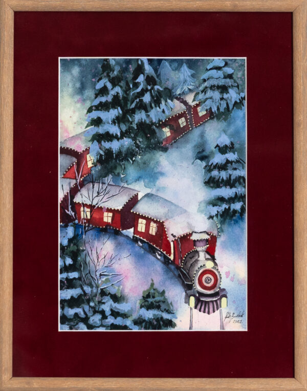 Farah Bastaki - Winter express train